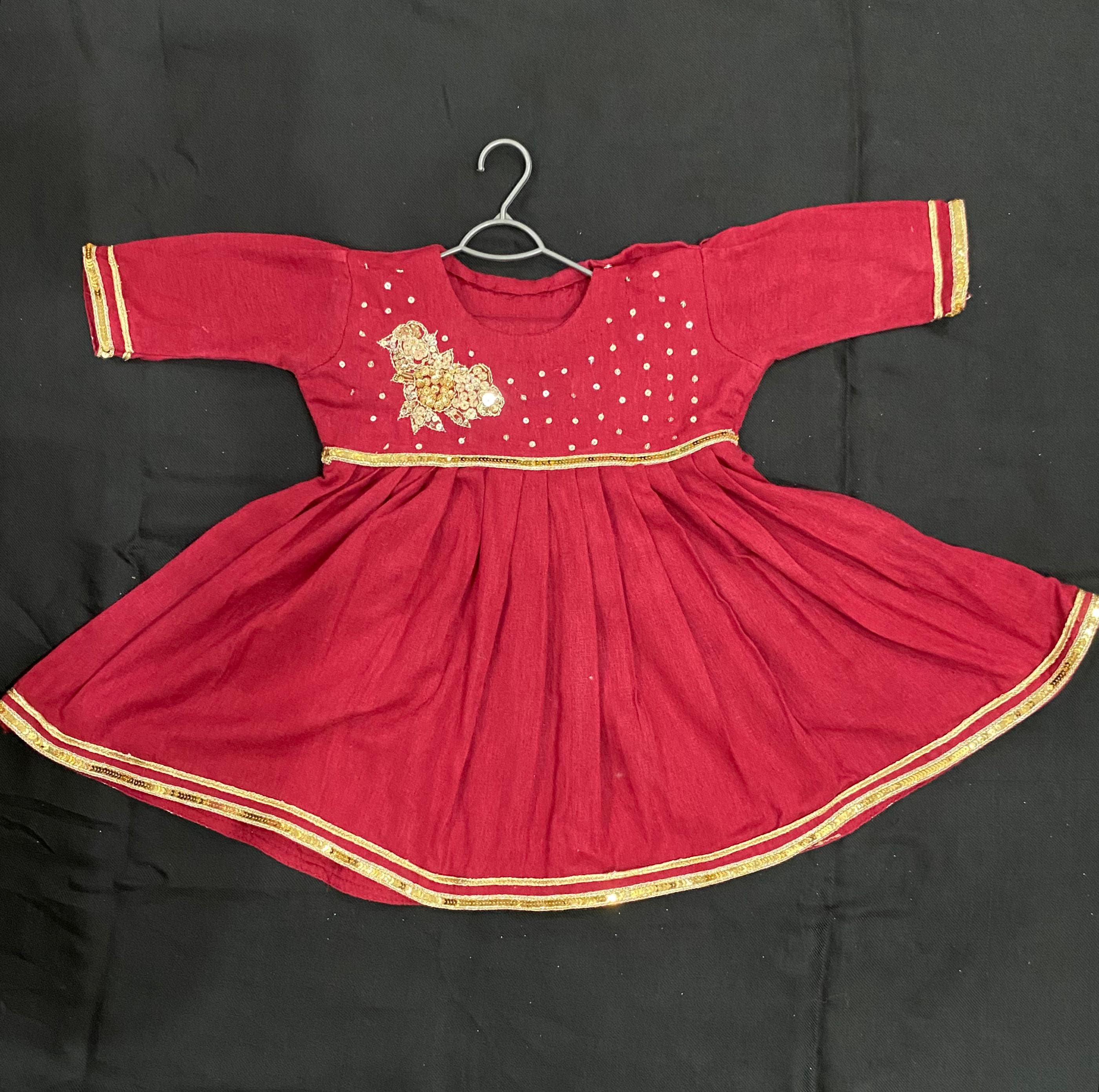Crimson Sparkle Frock