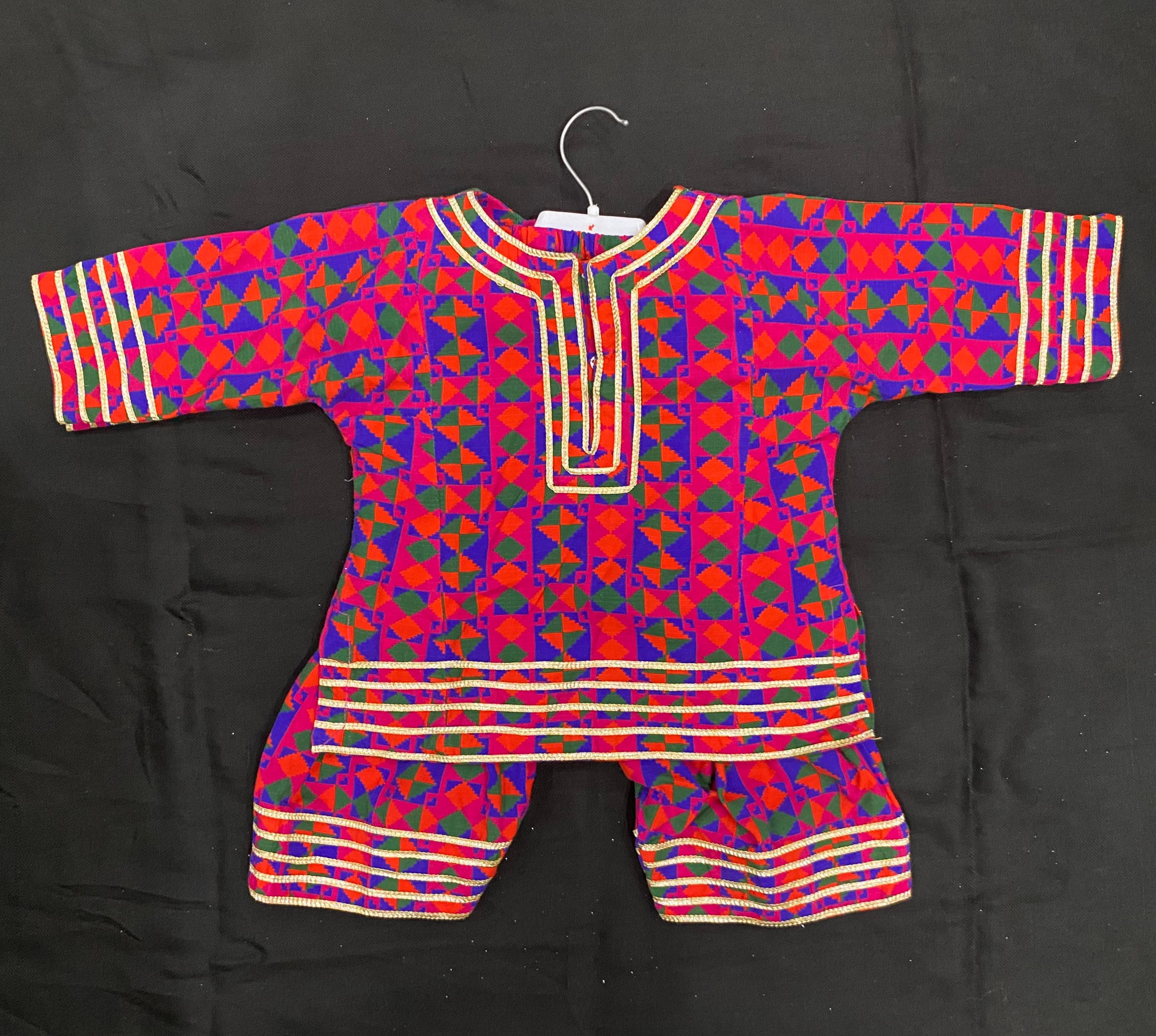 Geometric Print Kurta Set